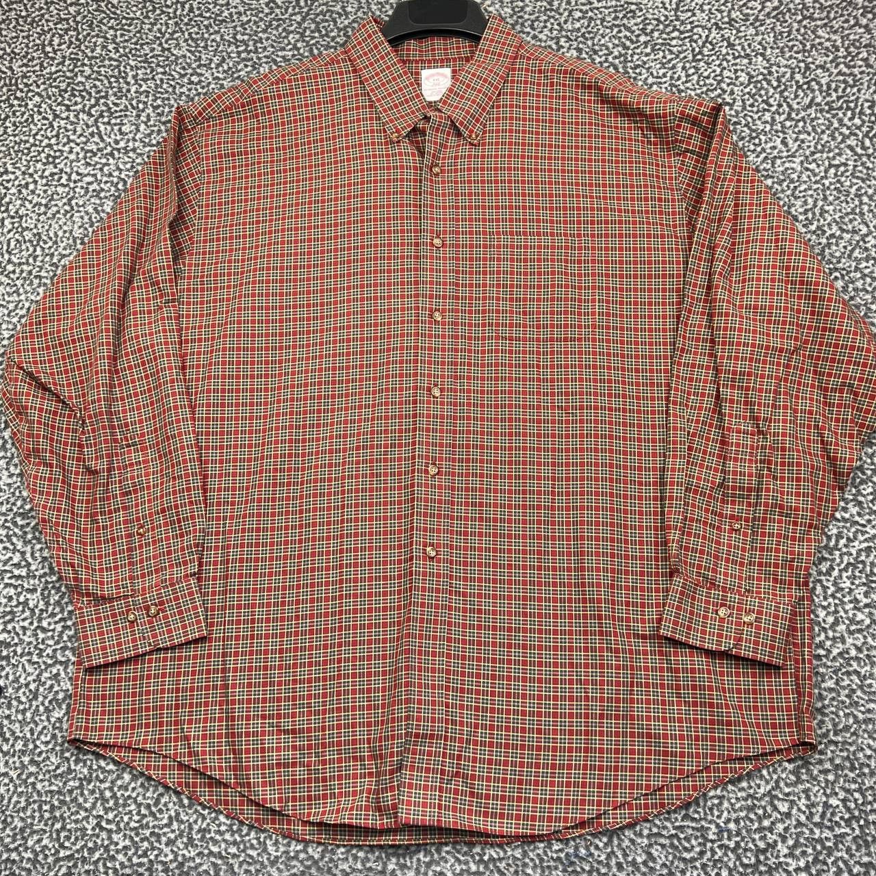 Brooks Brothers Brooks Brothers 346 Button Down Polo Shirt XXL Plaid NonIron Size US XXL / EU 58 / 5 - 1 Thumbnail