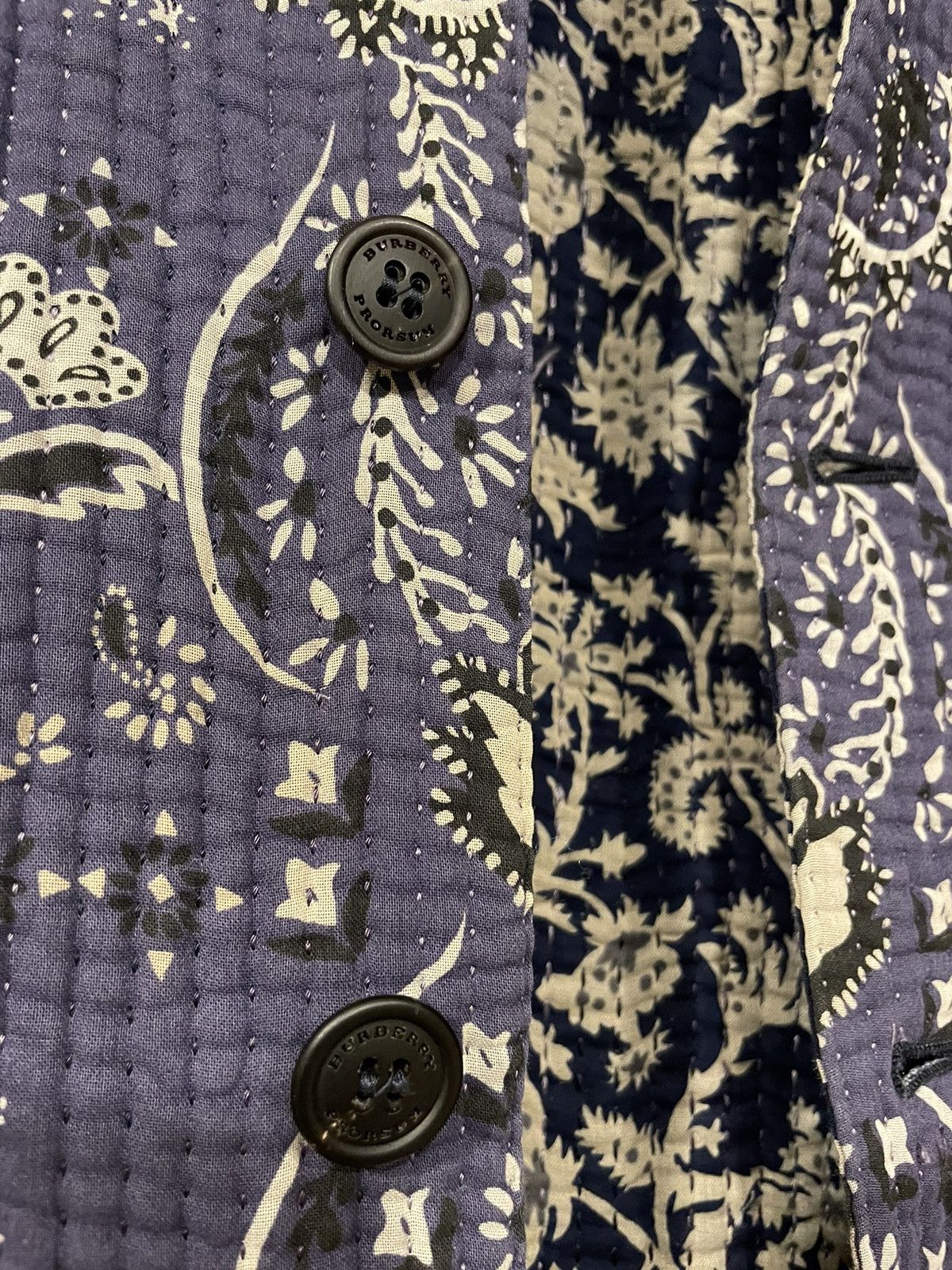 Burberry Prorsum 🔥RARE🔥 FW15 Burberry Prorsum Paisley Print Quilted Jacket Size US M / EU 48-50 / 2 - 8 Thumbnail