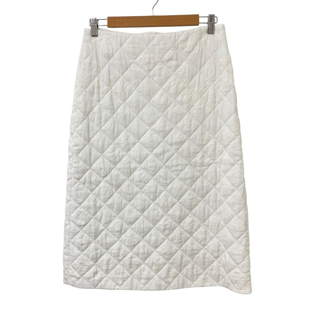 Jil Sander Jil Sander Jil Sander Jacquard Quilted Skirt Textile Skirts J03MA0188 DUTY FREE for USA Size ONE SIZE - 1 Thumbnail