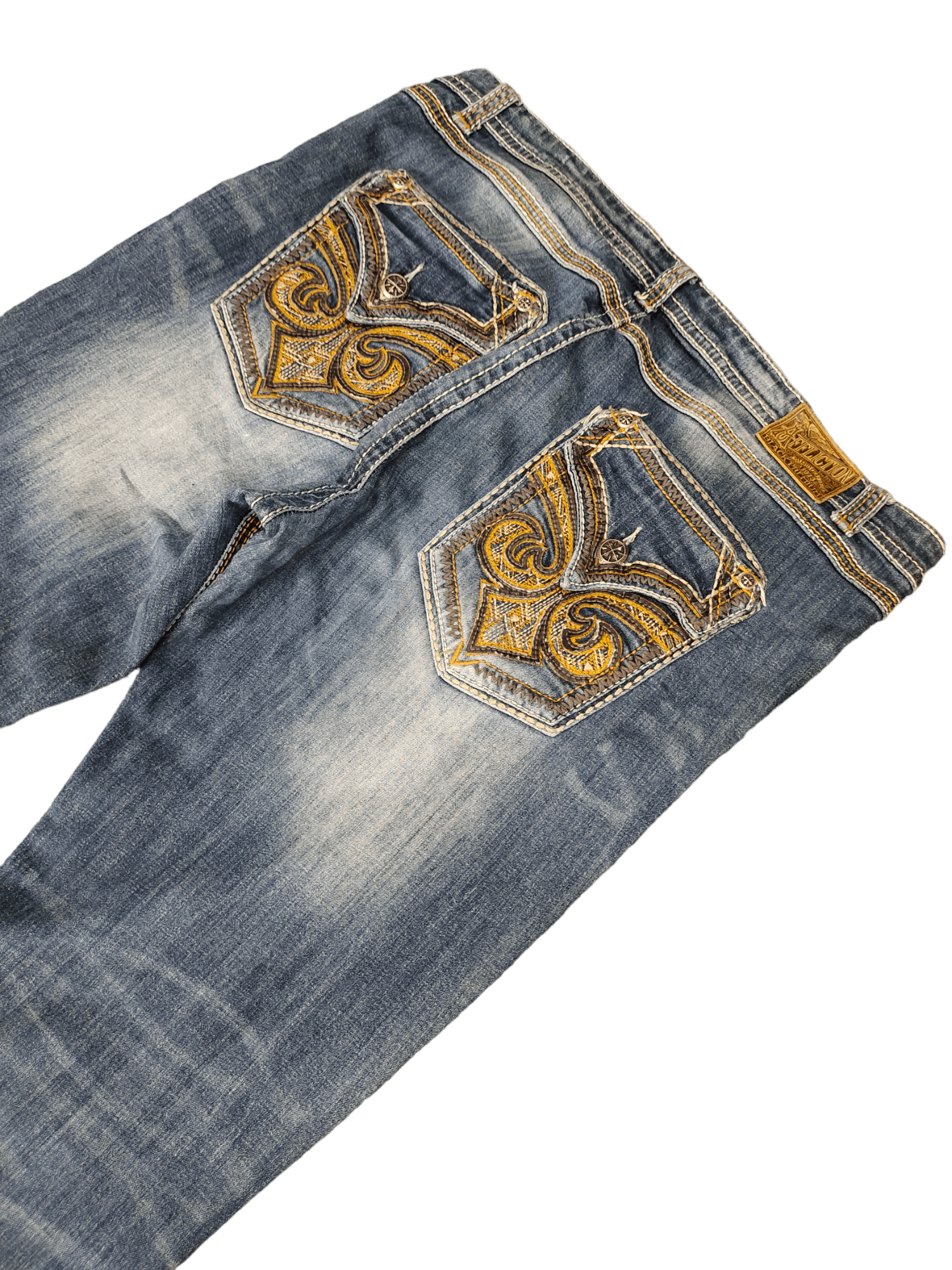 Affliction Affliction Blake Handcrafted Embroidered Jeans Y2k Ed Hardy Size US 42 / EU 58 - 2 Thumbnail