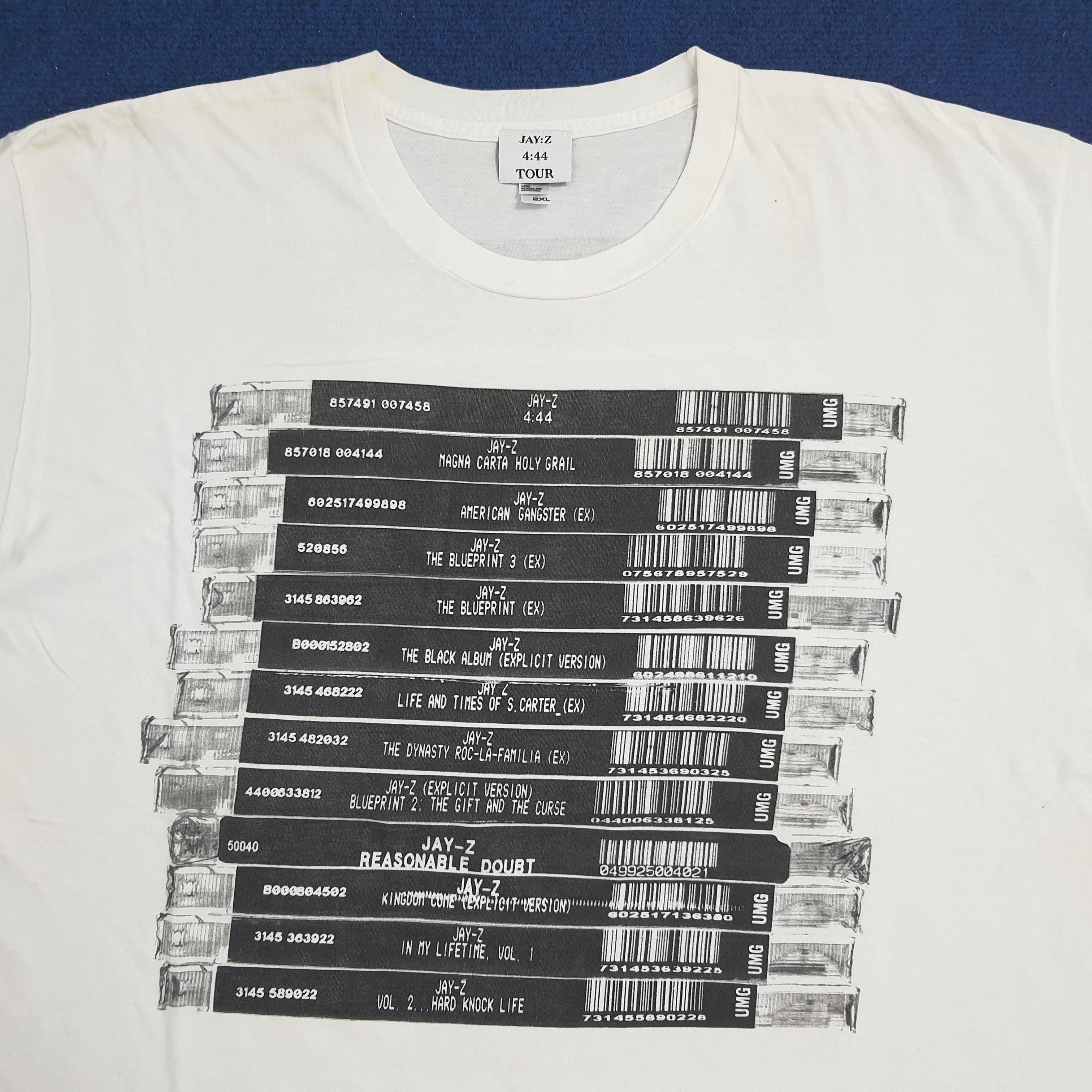 Band Tees JAYZ Rapper Tour Tshirt Size US XXL / EU 58 / 5 - 2 Thumbnail