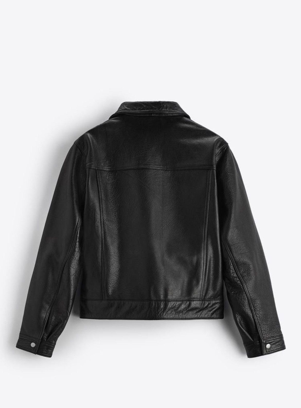 Rhude × Zara RHUDE × Zara NEW Cropped Leather Jacket Limited Edition y2k Size US L / EU 52-54 / 3 - 9 Thumbnail