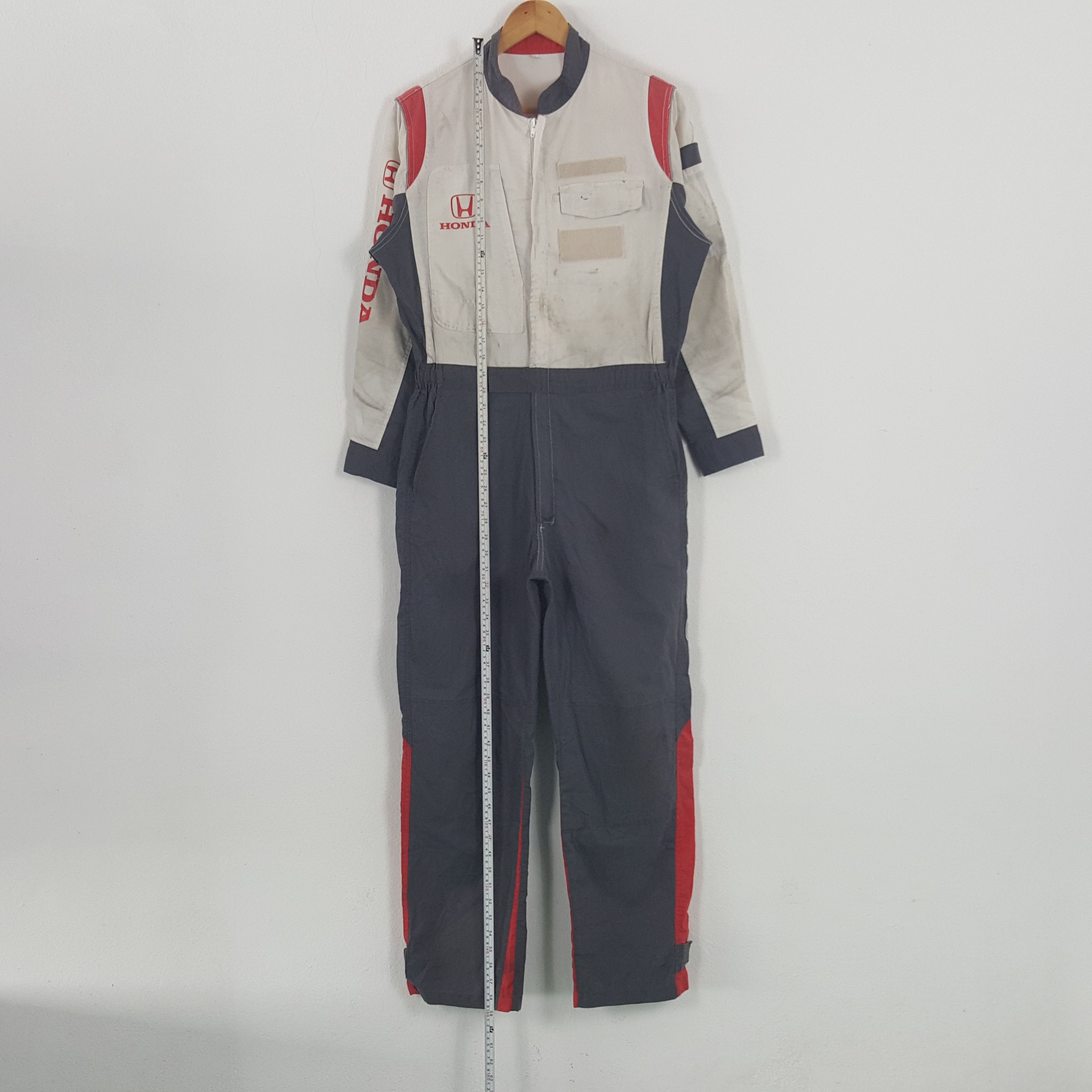 Honda × Vintage Vintage Honda Japanese Racing Team Workwear Coverall Jacket Size US M / EU 48-50 / 2 - 4 Thumbnail