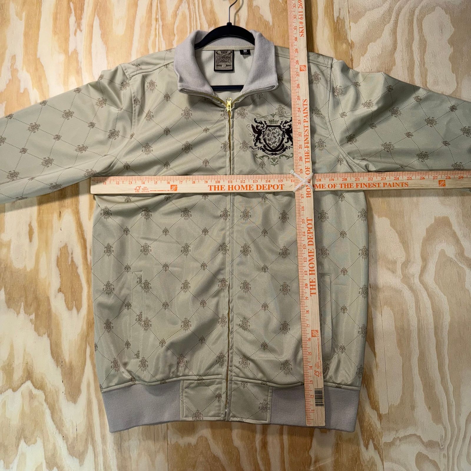 Anchor Blue Vintage Y2K anchor blue 00s embroidered monogram aop jacket Size US M / EU 48-50 / 2 - 4 Thumbnail