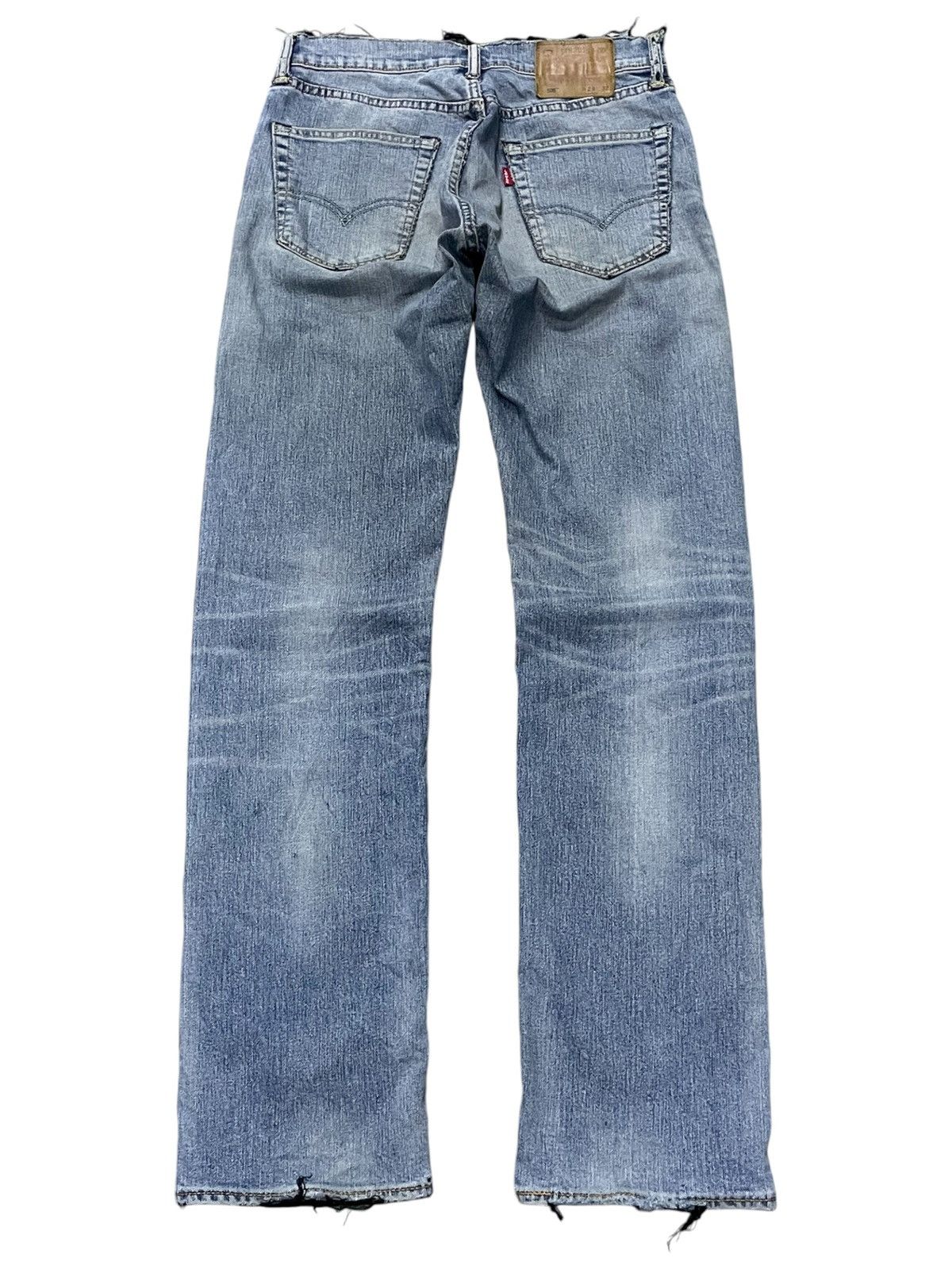 Levi's × Vintage Vintage Levis 505 Distress Denim Pants Size US 29 - 2 Thumbnail