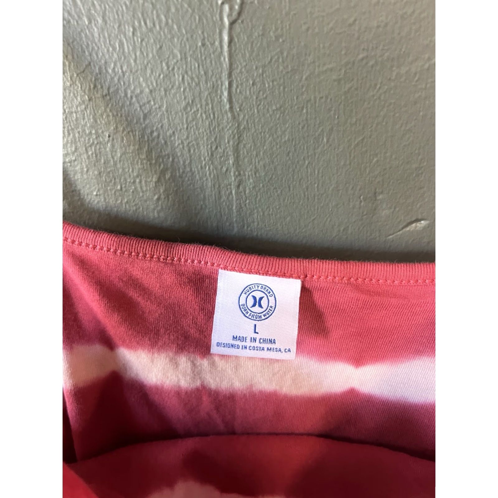 Hurley Hurley Womens Red Cropped Sleeveless Tank Top L Red Cropped Sleeveless Tank Hurley Women L Size L / US 10 / IT 46 - 3 Thumbnail