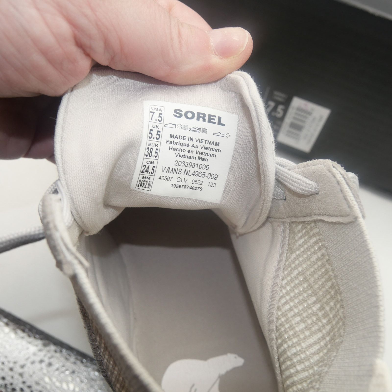 SOREL NEW Sorel ONA 503 Knit Mid Sneakers Boots Moonstone Gray Size US 7.5 / IT 37.5 - 9 Thumbnail
