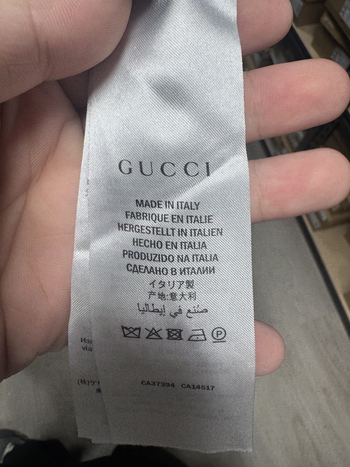Gucci Gucci Satin Logo Crewneck Size US L / EU 52-54 / 3 - 7 Thumbnail
