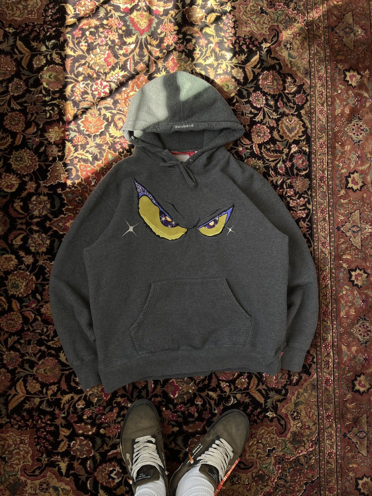 Supreme Supreme Eyes Hoodie FW21 M Size US M / EU 48-50 / 2 - 2 Thumbnail