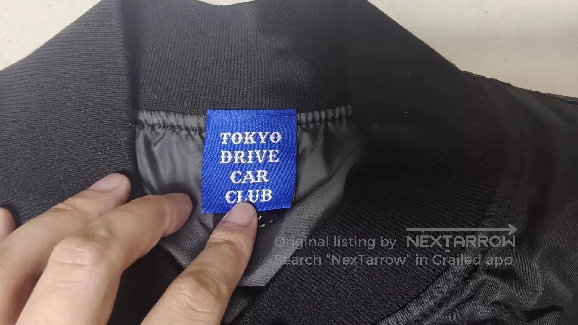 Hiroshi Fujiwara Tokyo Drive Car Club Baseball Jacket. Size US XL / EU 56 / 4 - 5 Thumbnail