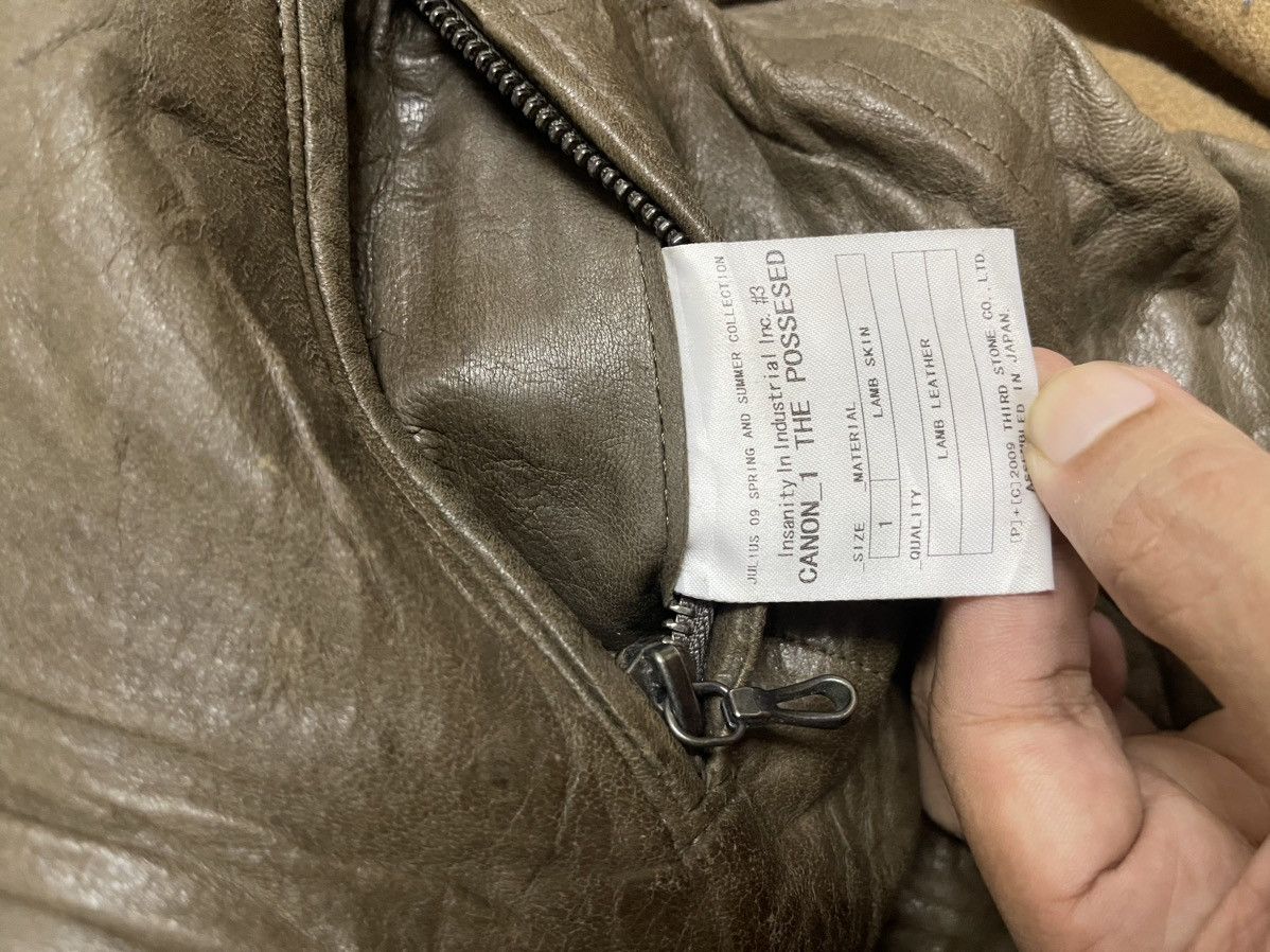 Julius 🔥JULIUS MEN’S BIKER JACKET LEATHER Size US M / EU 48-50 / 2 - 9 Thumbnail