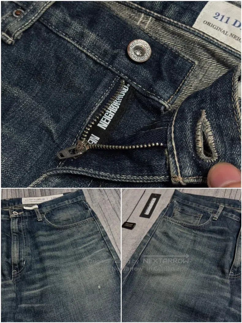 Neighborhood Neighborhood size L Heavyweight Basic Washed Denim Pants L Size US 27 - 3 Thumbnail