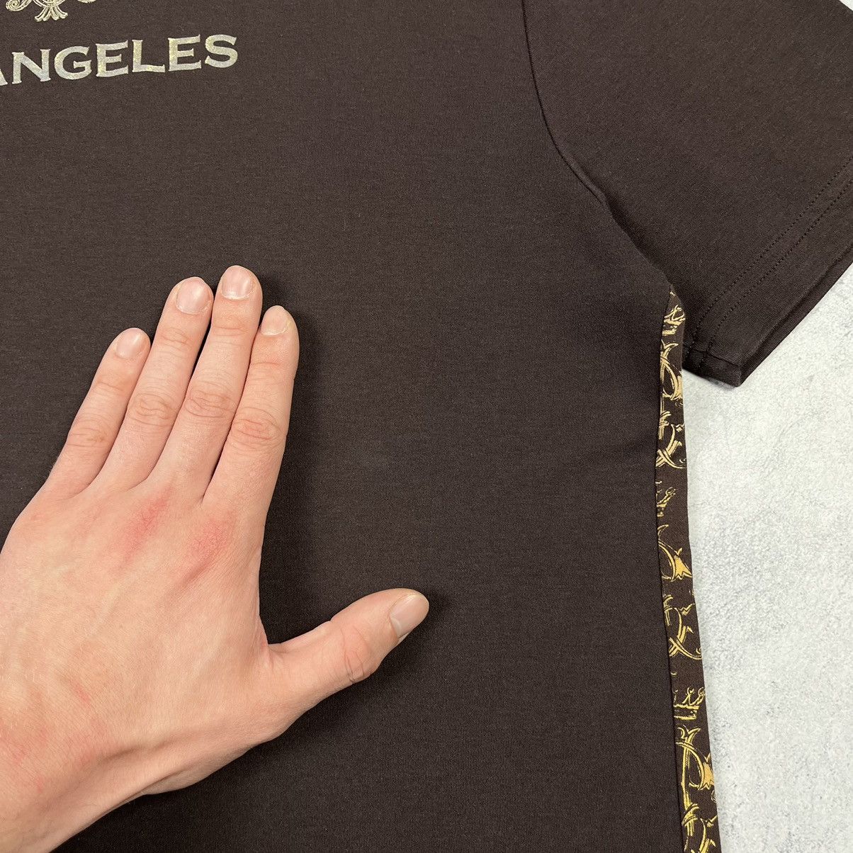 Christian Audigier Vintage Christian Audigier y2k AOP rare brown tee 90’s Size US L / EU 52-54 / 3 - 17 Thumbnail