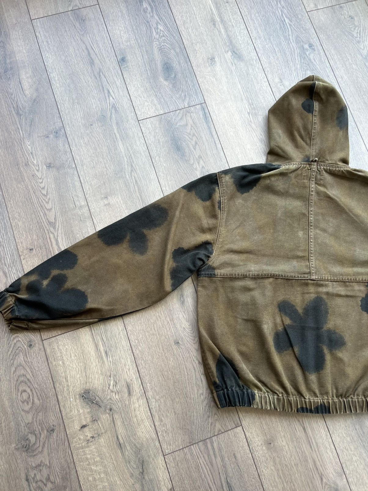 Stussy Stussy Floral Dye Hooded Work Jacket Medium Size US M / EU 48-50 / 2 - 12 Thumbnail