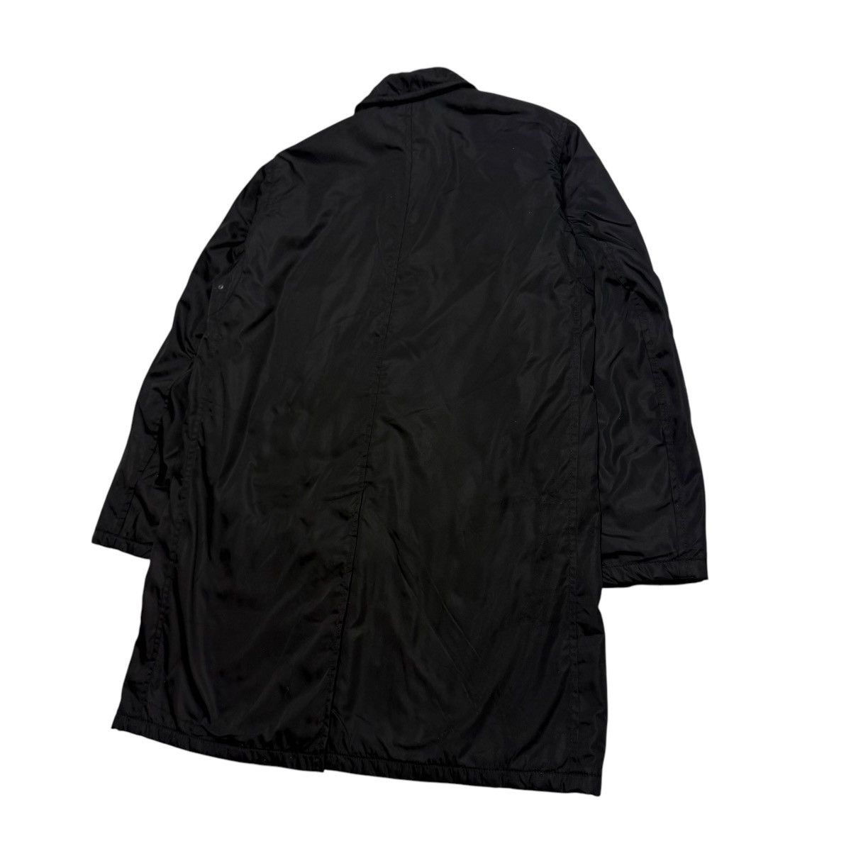 Prada Black Prada Nylon Overcoat Size US L / EU 52-54 / 3 - 16 Thumbnail