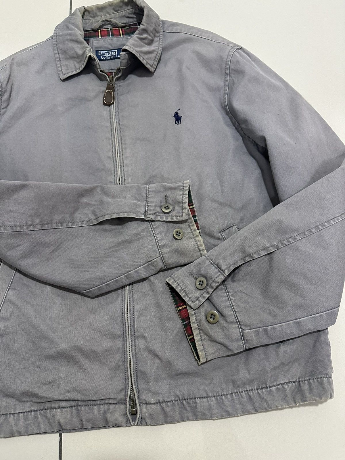 Polo Ralph Lauren Vintage 90’s POLO Ralph Lauren Cotton zipper Jacket Design Size US S / EU 44-46 / 1 - 7 Thumbnail
