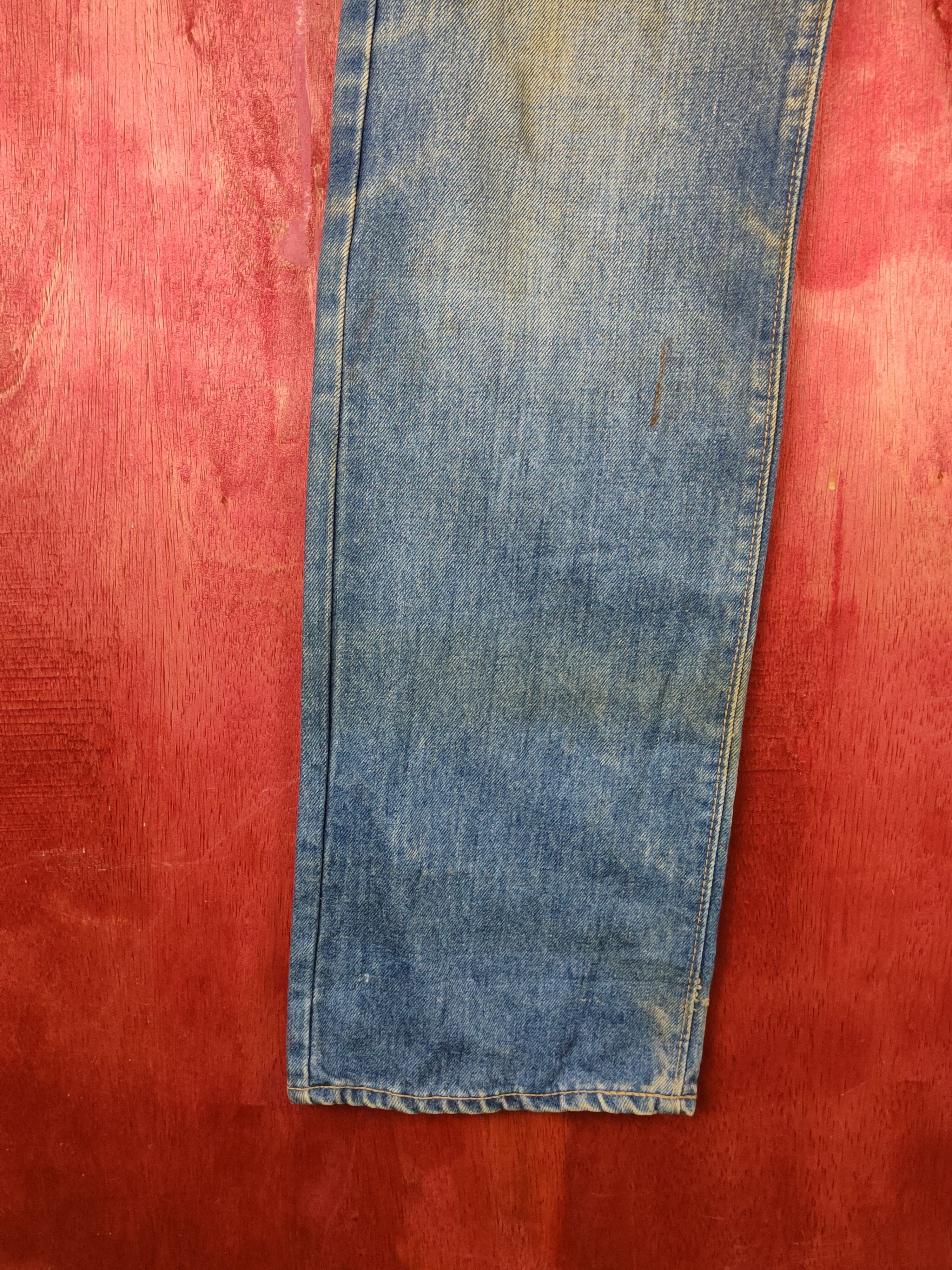 Big John Big John Blue Faded Distressed Ripped Jeans #S2209 Size US 29 - 4 Thumbnail