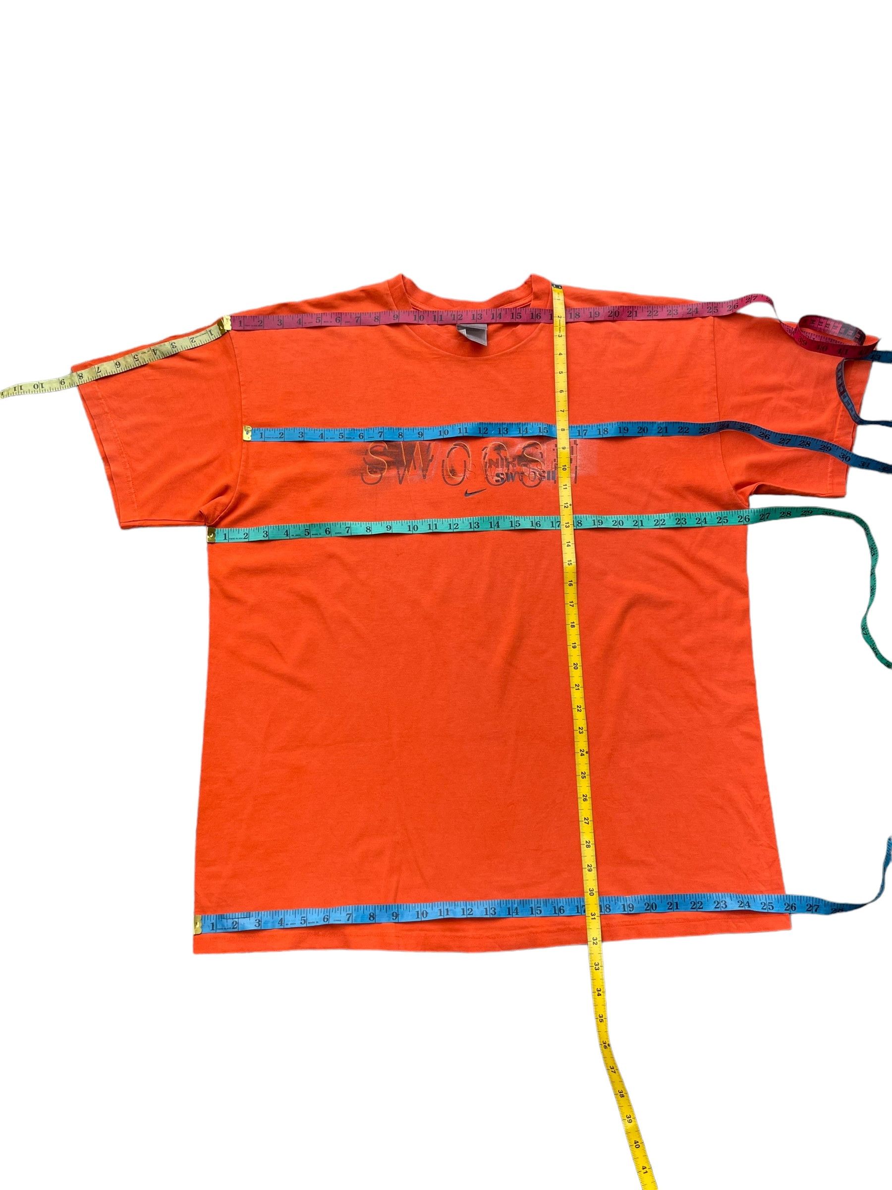 Nike Vintage Nike Swoosh Tshirt Double Sided Size US XXL / EU 58 / 5 - 7 Thumbnail