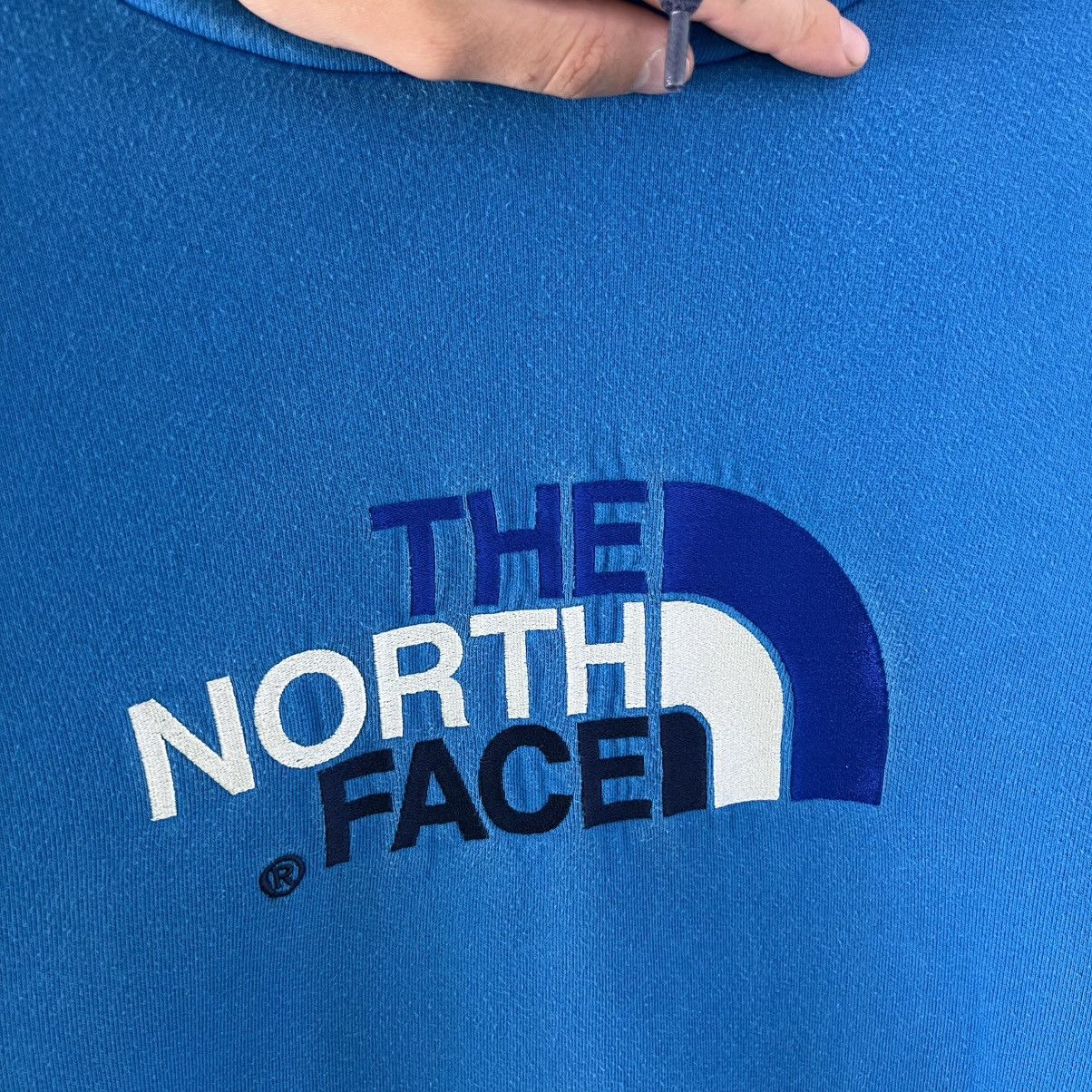 The North Face Vintage Y2K The North Face Big Embroidered Logo Hoodie Size US L / EU 52-54 / 3 - 3 Thumbnail