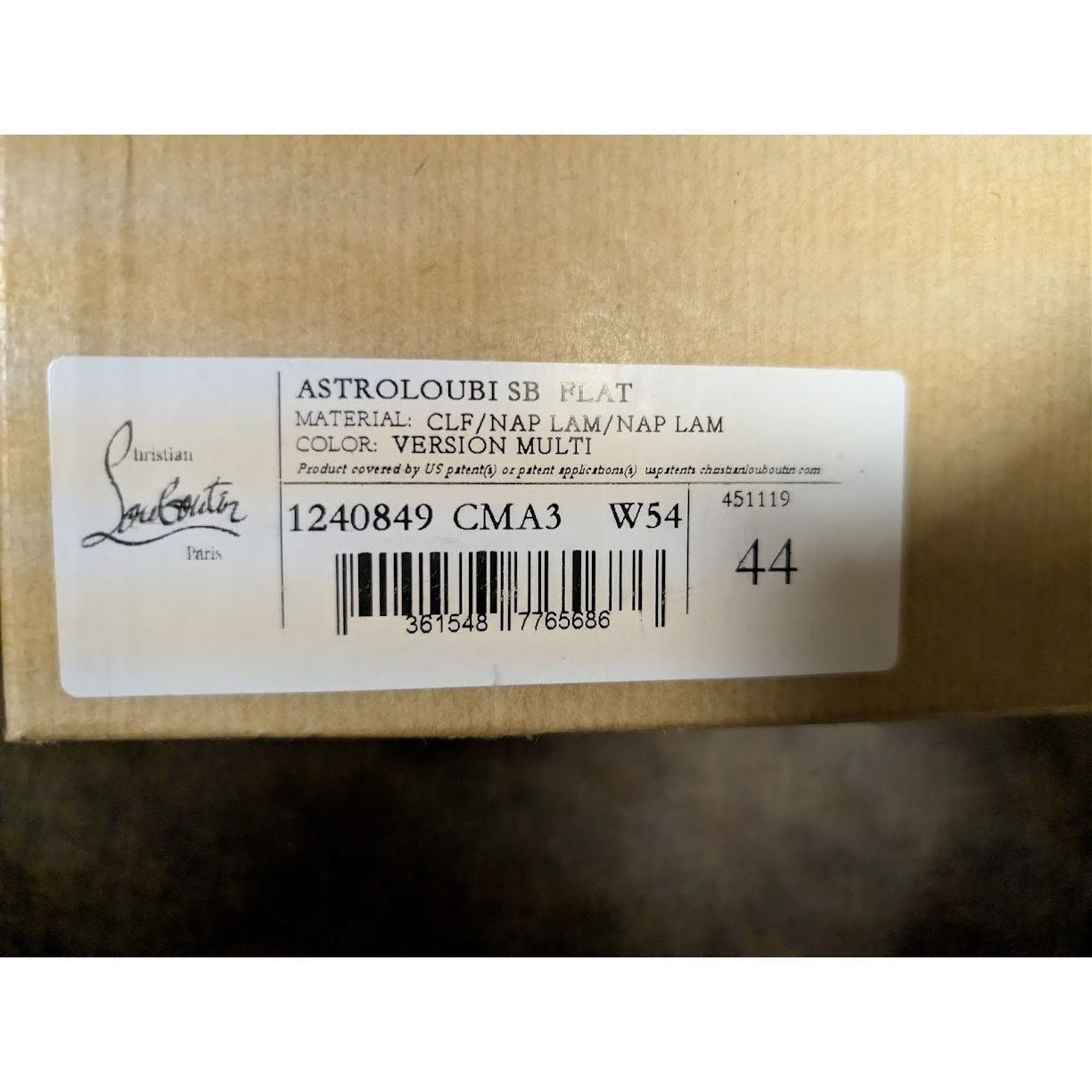 Christian Louboutin o1rshd1 Astro Loubi Flat Sneakers in Multicolor Size US 11 / EU 44 - 24 Thumbnail