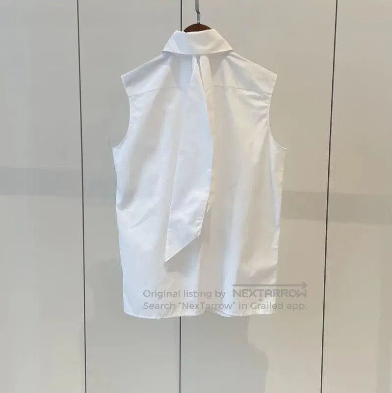 Chanel Chanel Summer White Polyester Shirt . Size S / US 4 / IT 40 - 4 Thumbnail