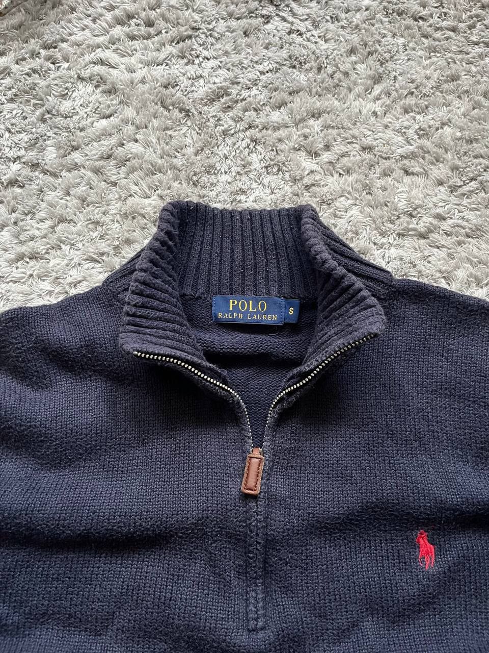 Polo Ralph Lauren × Vintage Polo Ralph Lauren 1/3 Zip Vintage Sweater Streetwear Logo Size US S / EU 44-46 / 1 - 5 Thumbnail
