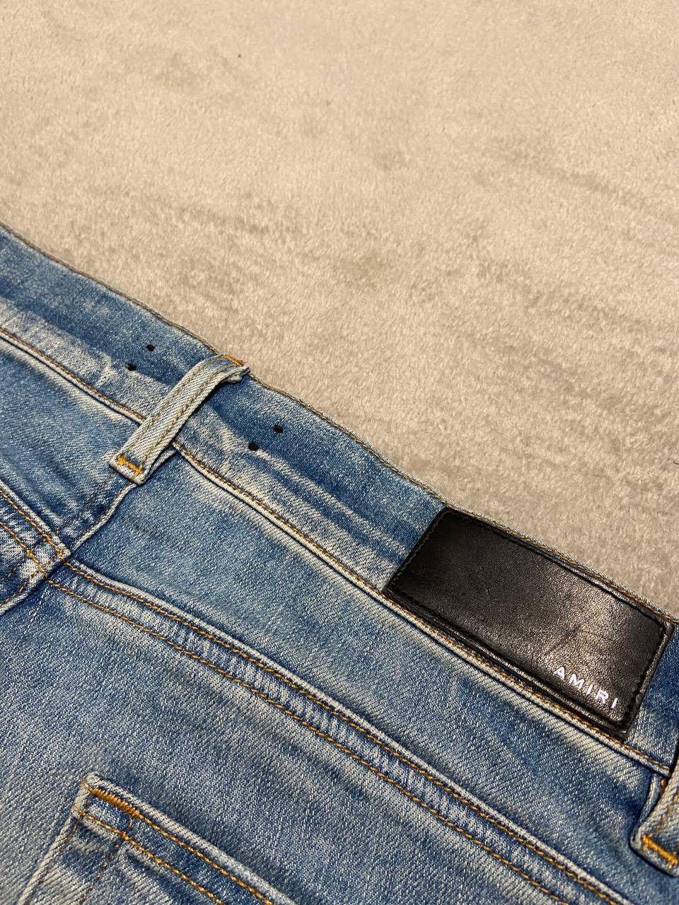 Amiri Amiri Denim Logo Applique Jeans Size US 30 / EU 46 - 16 Thumbnail
