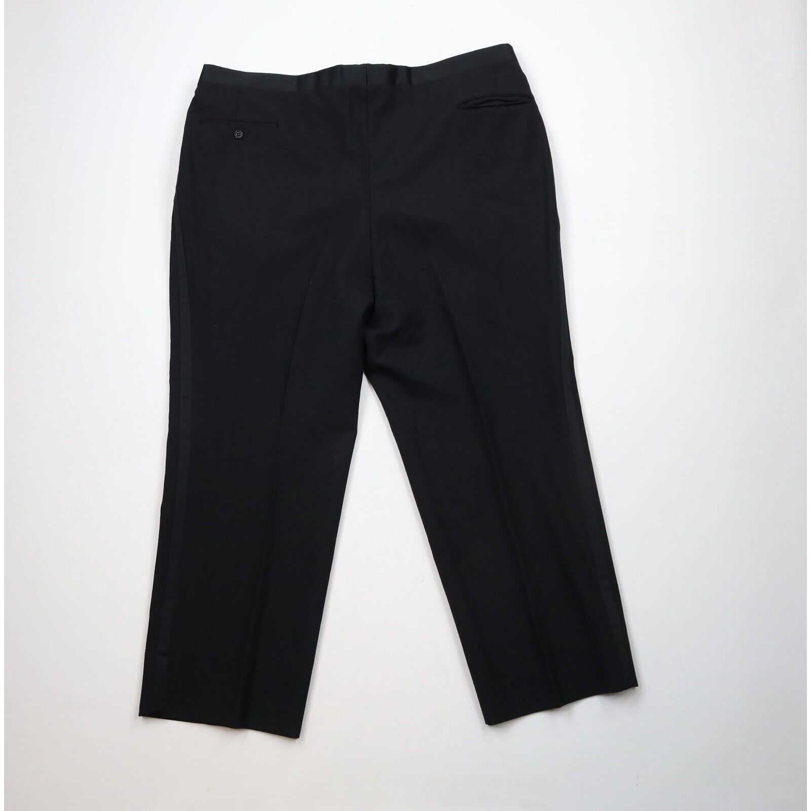 Turnbury × Vintage Vintage 90s Turnbury Wool 2 Piece Tuxedo Suit Wedding Size 50L - 17 Thumbnail