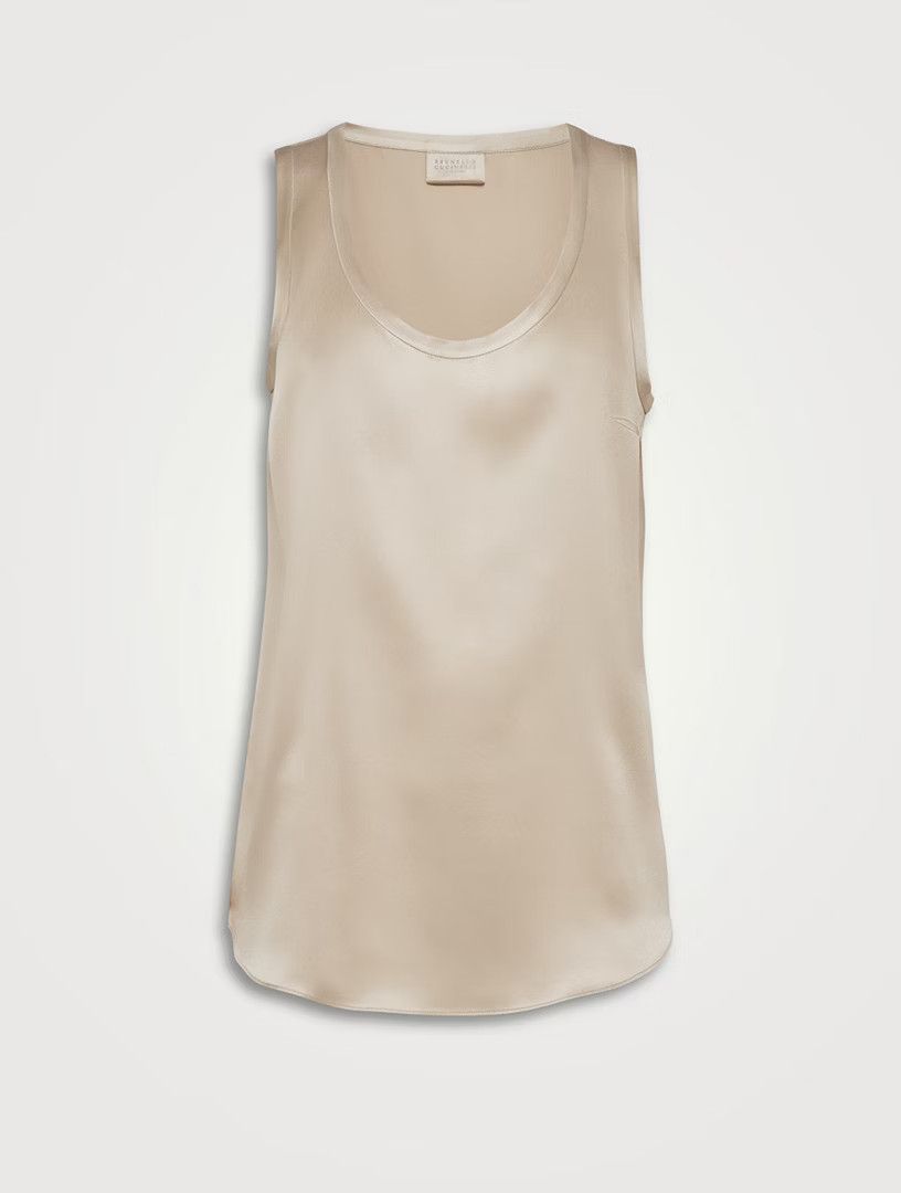 Brunello Cucinelli o1la1rc1a0425 Lady Top in Golden Size L / US 10 / IT 46 - 1 Thumbnail