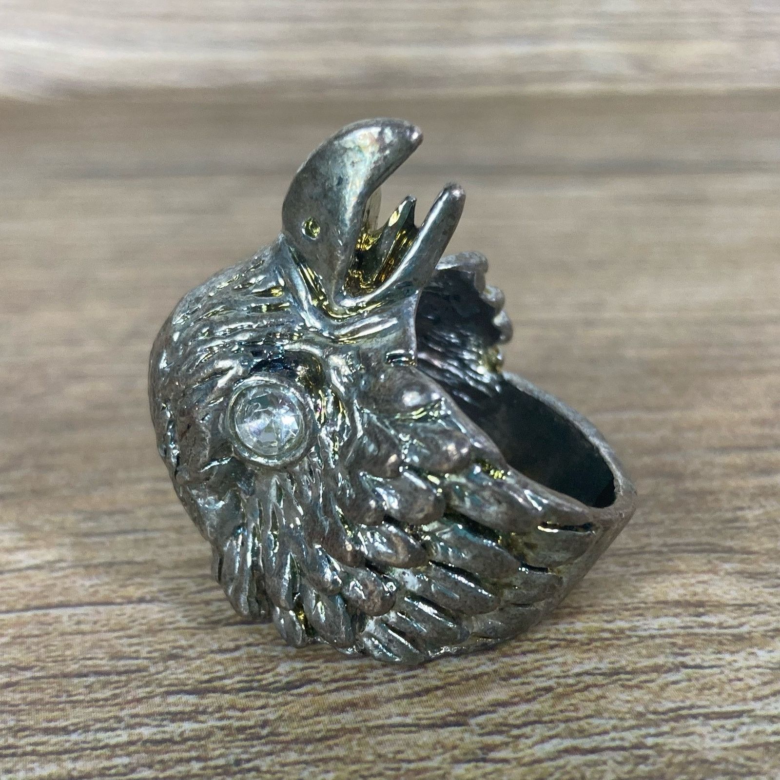 Other Eagle Falcon Stacking Ring Costume Jewelry Statement Boho Size ONE SIZE - 2 Thumbnail