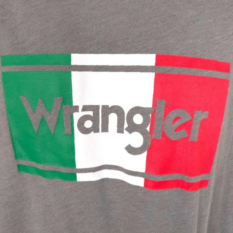 Wrangler VINTAGE Wrangler T Shirt Mens XL Gray Mexican Flag Rodeo Cowboy Western Size US XL / EU 56 / 4 - 3 Thumbnail