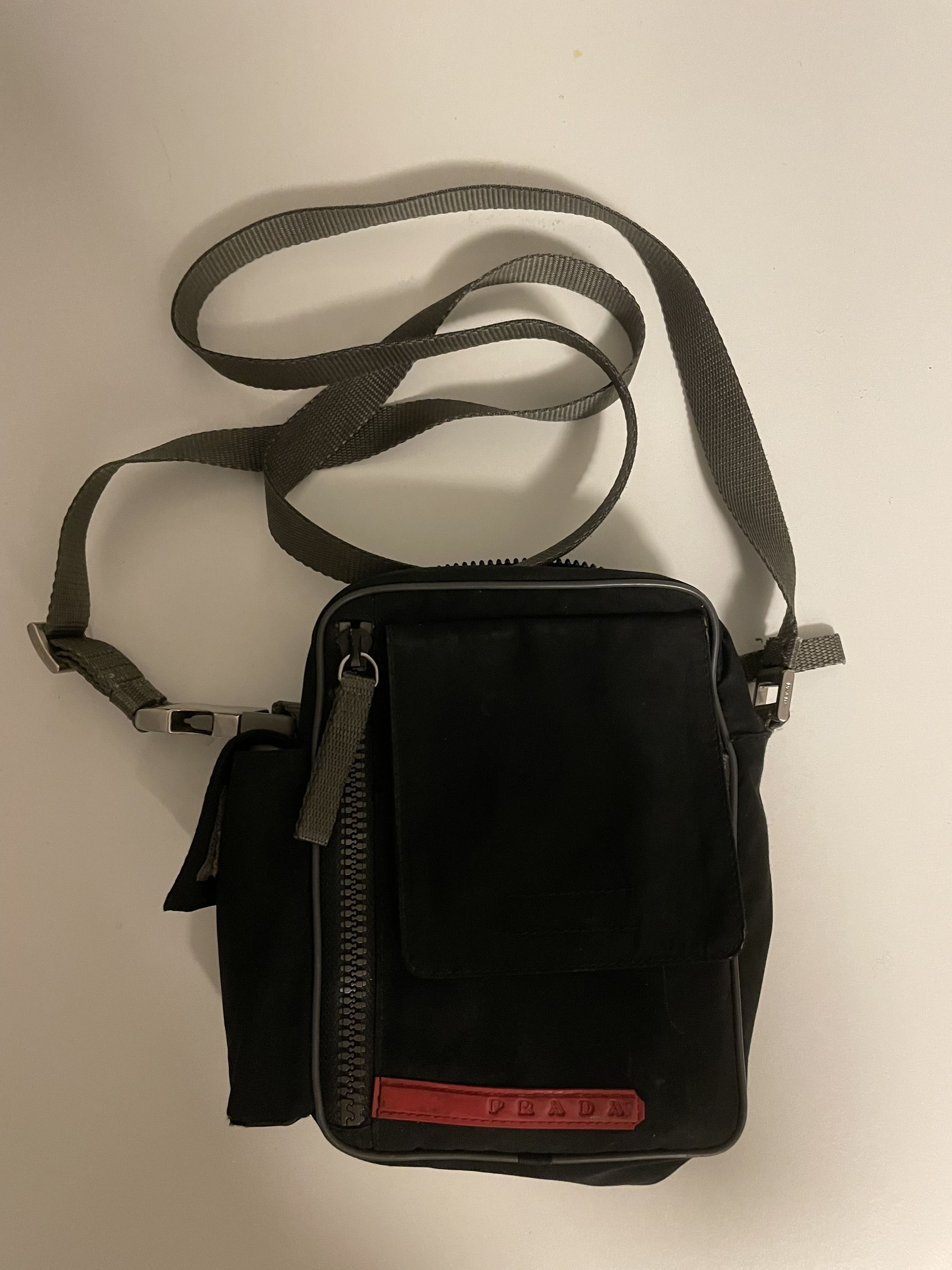 image of Prada Sport Utility Shoulder Bag 1999 in Black, Men's