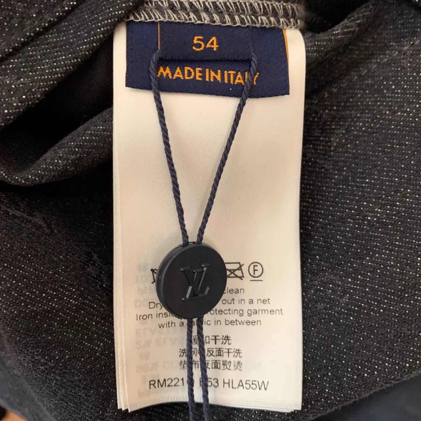 Louis Vuitton Louis Vuitton Gray Monogram Eclipse Denim Jacket Size US L / EU 52-54 / 3 - 8 Thumbnail