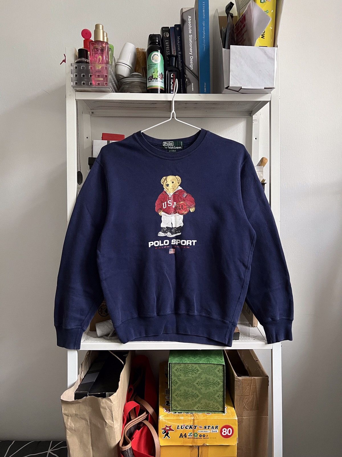 Polo Ralph Lauren BEST OFFER ! VINTAGE 🔥 Polo Bear USA Ralph Lauren 🔥 Size M / US 6-8 / IT 42-44 - 1 Thumbnail