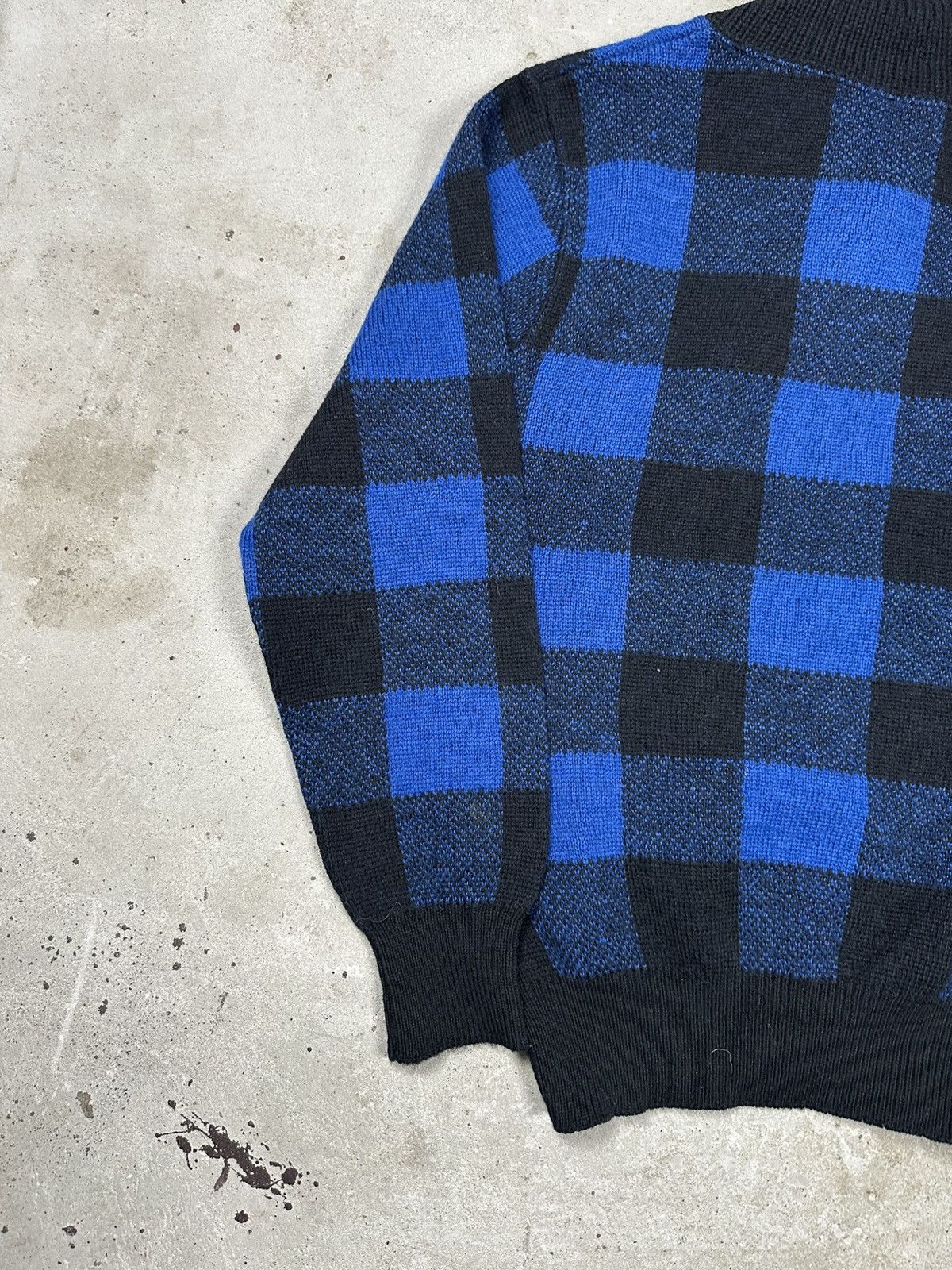 Pendleton × Vintage Vintage 60s Pendleton Pure Virgin Wool Sweater Check Size US S / EU 44-46 / 1 - 8 Thumbnail