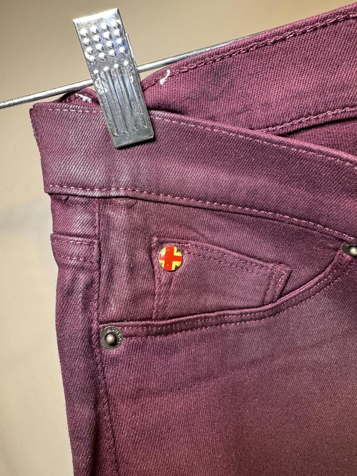 Designer Hudson Women's Plum Skinny Jeans Size 32" / US 10 / IT 46 - 2 Thumbnail