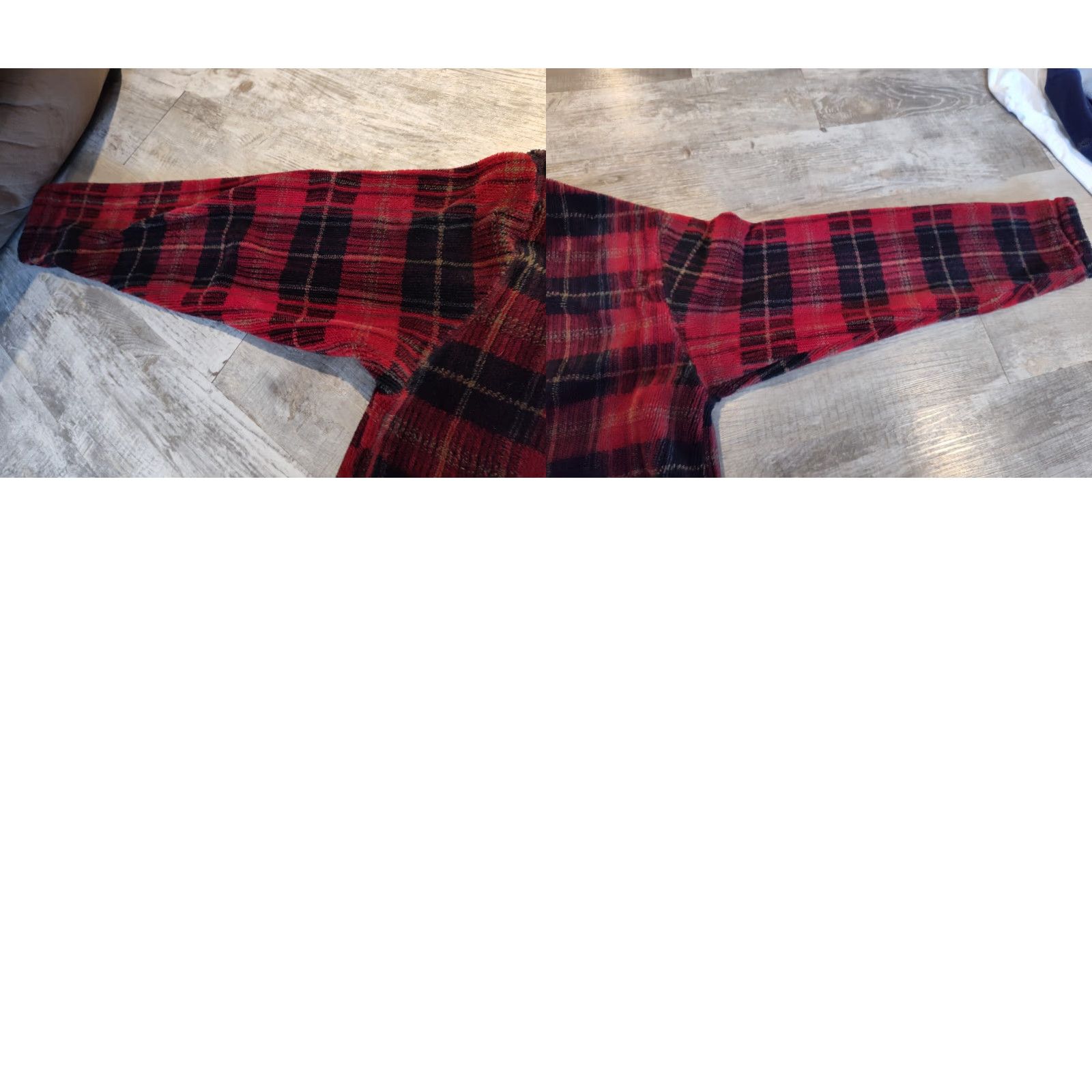 Vintage VINTAGE Field Gear Fleece Sweater Mens LT Buffalo Plaid USA Made 1990s Red & Black Button Cotton Knit Shirt Mens Size US L / EU 52-54 / 3 - 10 Thumbnail