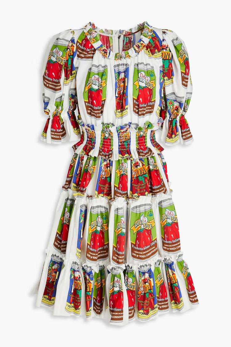 Dolce & Gabbana o1y0825 Mini Dress in Multicolor Size S / US 4 / IT 40 - 1 Thumbnail