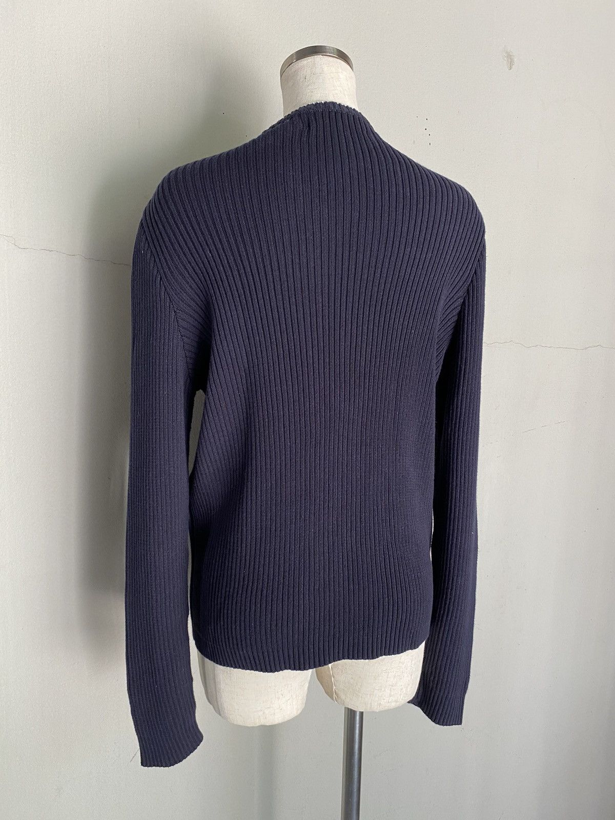 Versace GIANNI VERSACE Black Zip-Up Knit Cardigan Size M / US 6-8 / IT 42-44 - 14 Thumbnail