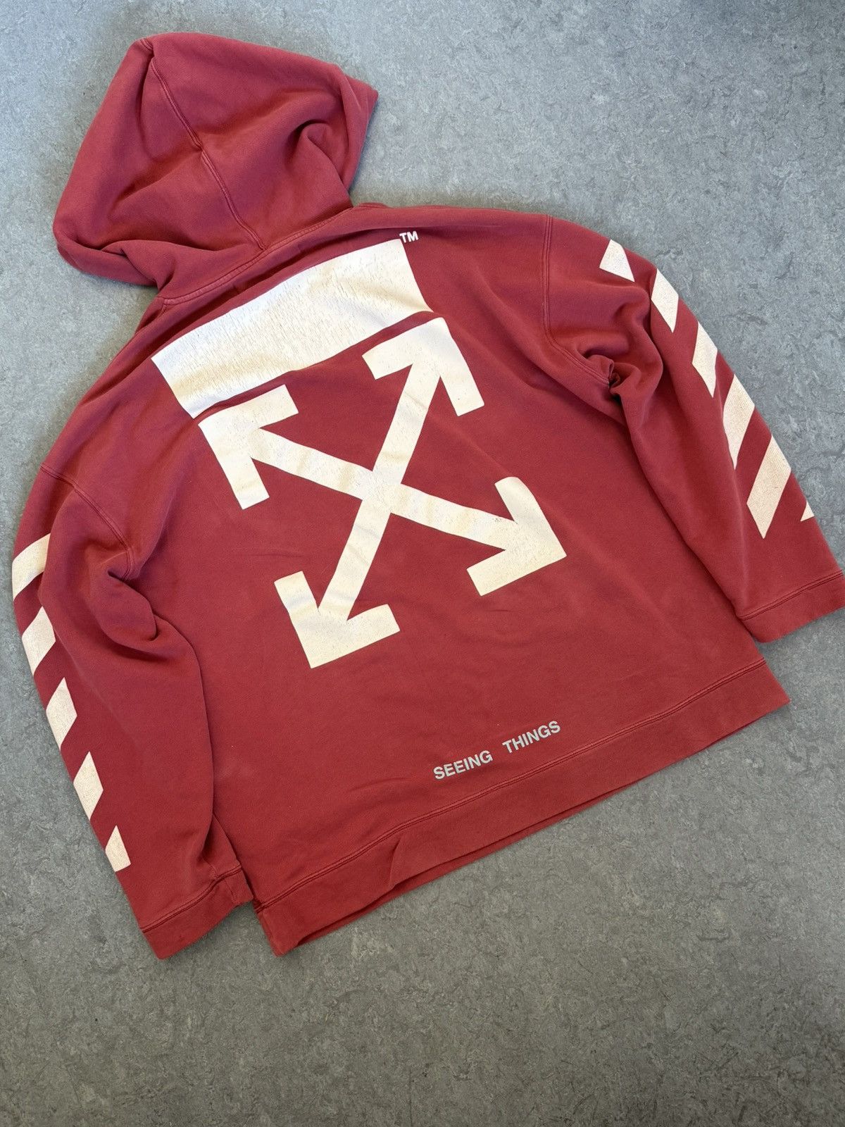 Off-White Off White Seeing Things Hoodie Size US XL / EU 56 / 4 - 4 Thumbnail