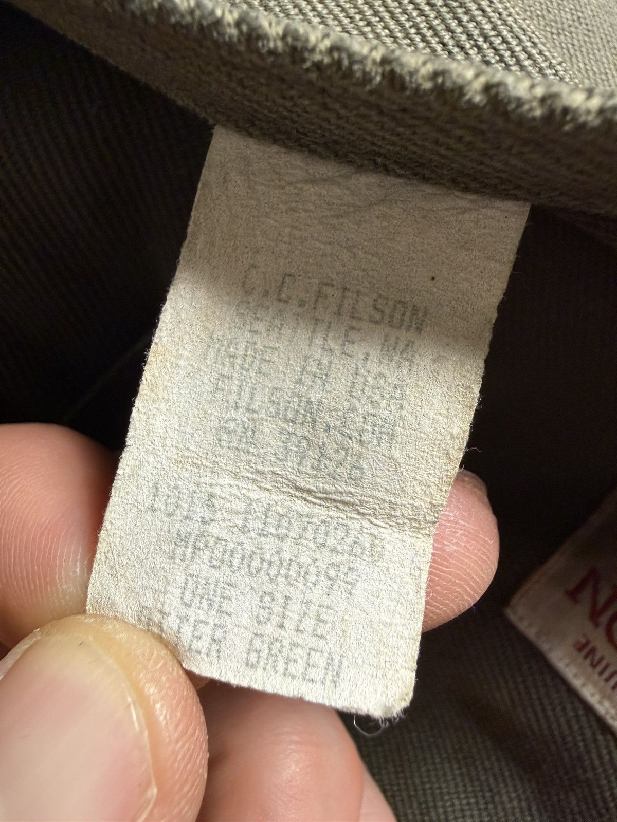 Filson Filson 260 Tote Otter Green USA Red Tag Size ONE SIZE - 7 Thumbnail