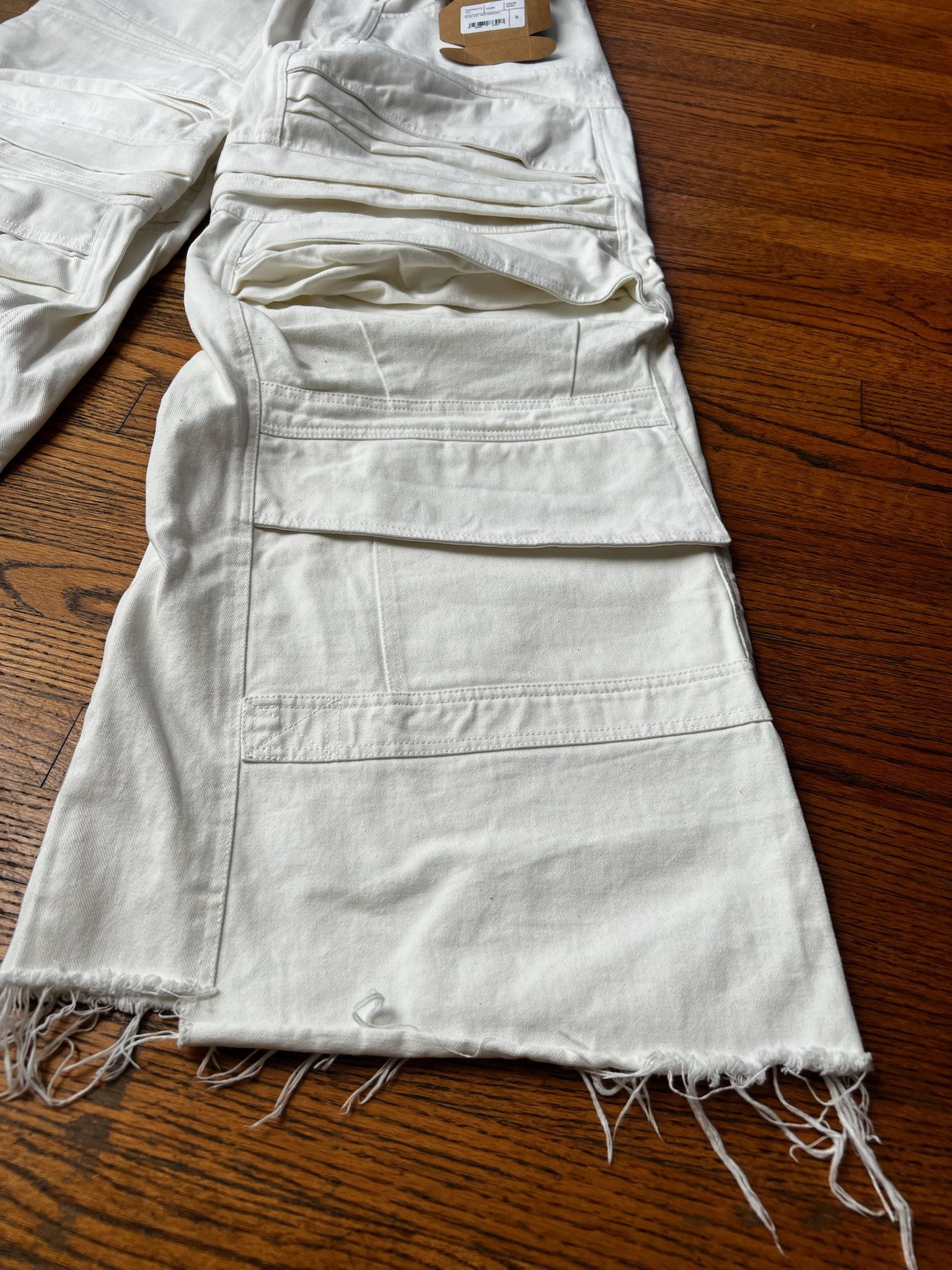 Natasha Zinko Denim Jeans (NZ313-122-WINTER-WHITE) Size US 37 - 2 Thumbnail