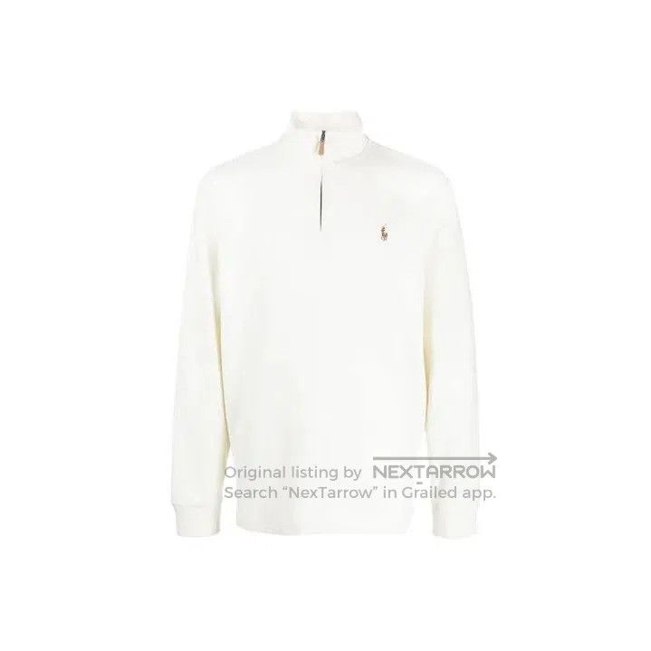 Polo Ralph Lauren Polo Ralph Lauren FW22 Solid Logo Zip Collar Sweatshirt. Size US M / EU 48-50 / 2 - 1 Thumbnail