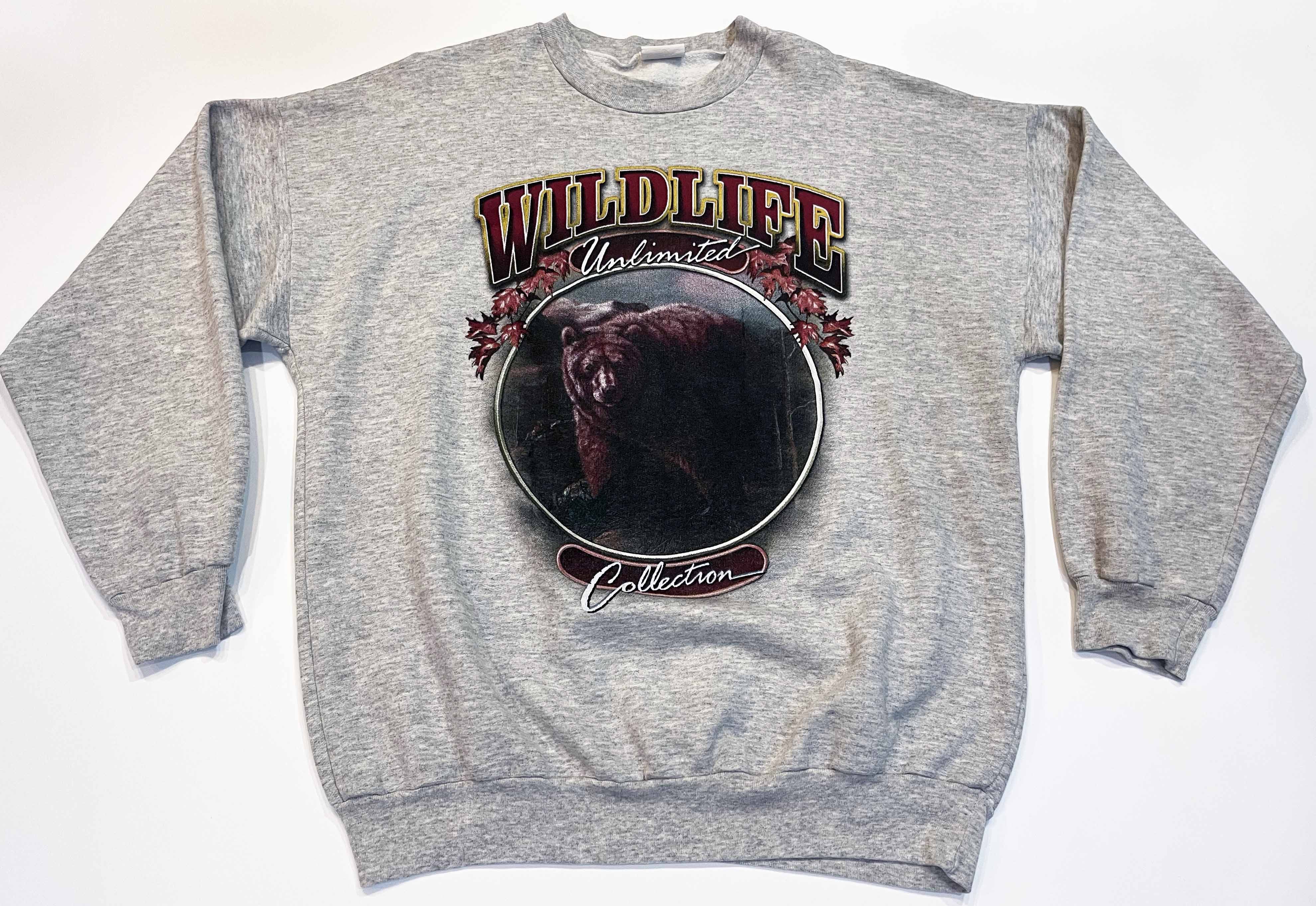 Vintage Vintage Toboggan Wildlife Unlimited Crewneck Sweatshirt Size US L / EU 52-54 / 3 - 1 Thumbnail