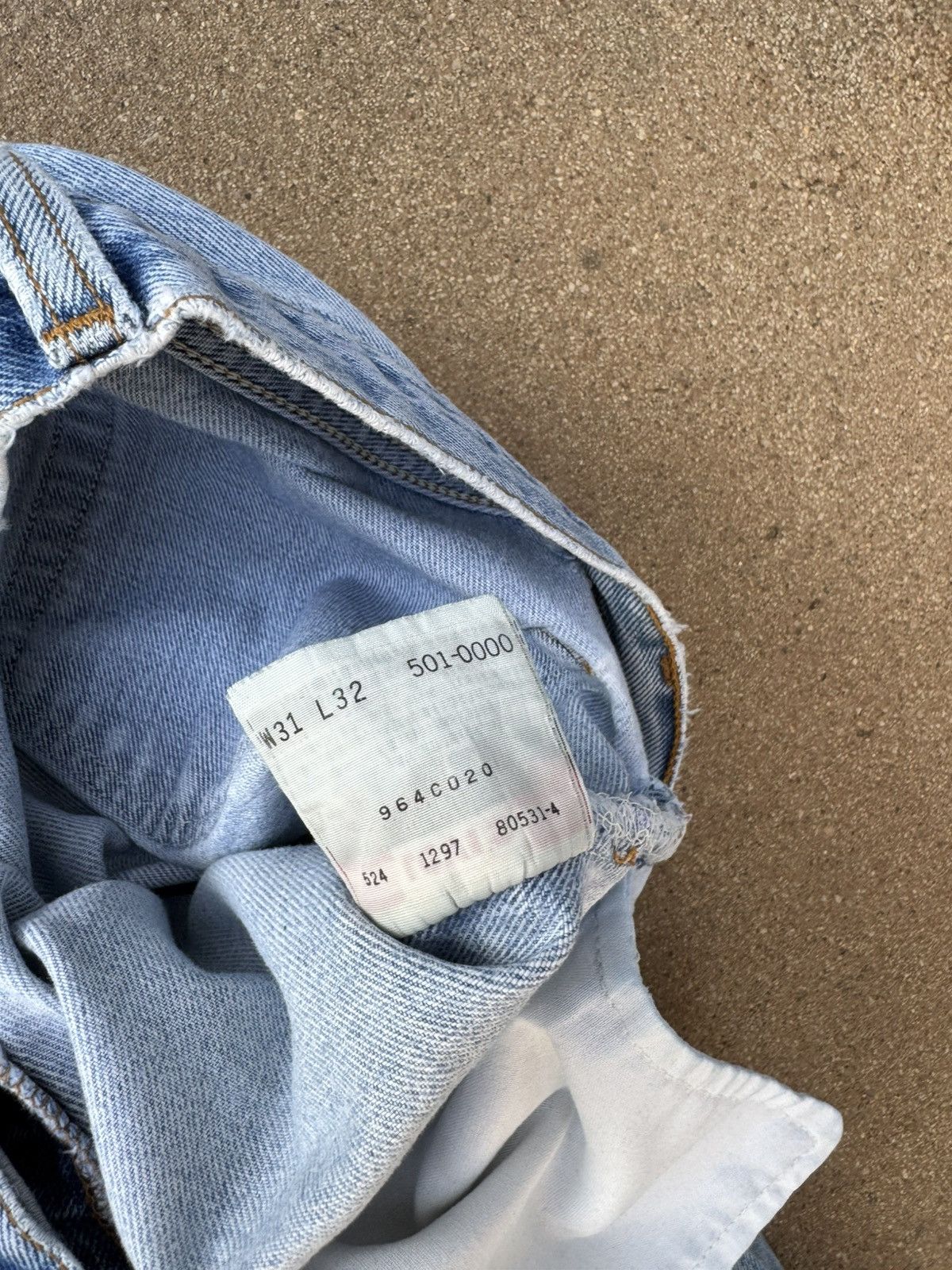 Levi's × Vintage Vintage 90’s Levi’s 501xx Buttonfly Straight Leg Jeans 29x28 Size US 29 - 7 Thumbnail