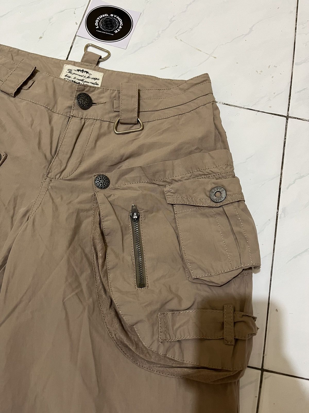 Japanese Brand MO & CO Multipocket Cargo Tactical Pants Size US 27 - 9 Thumbnail