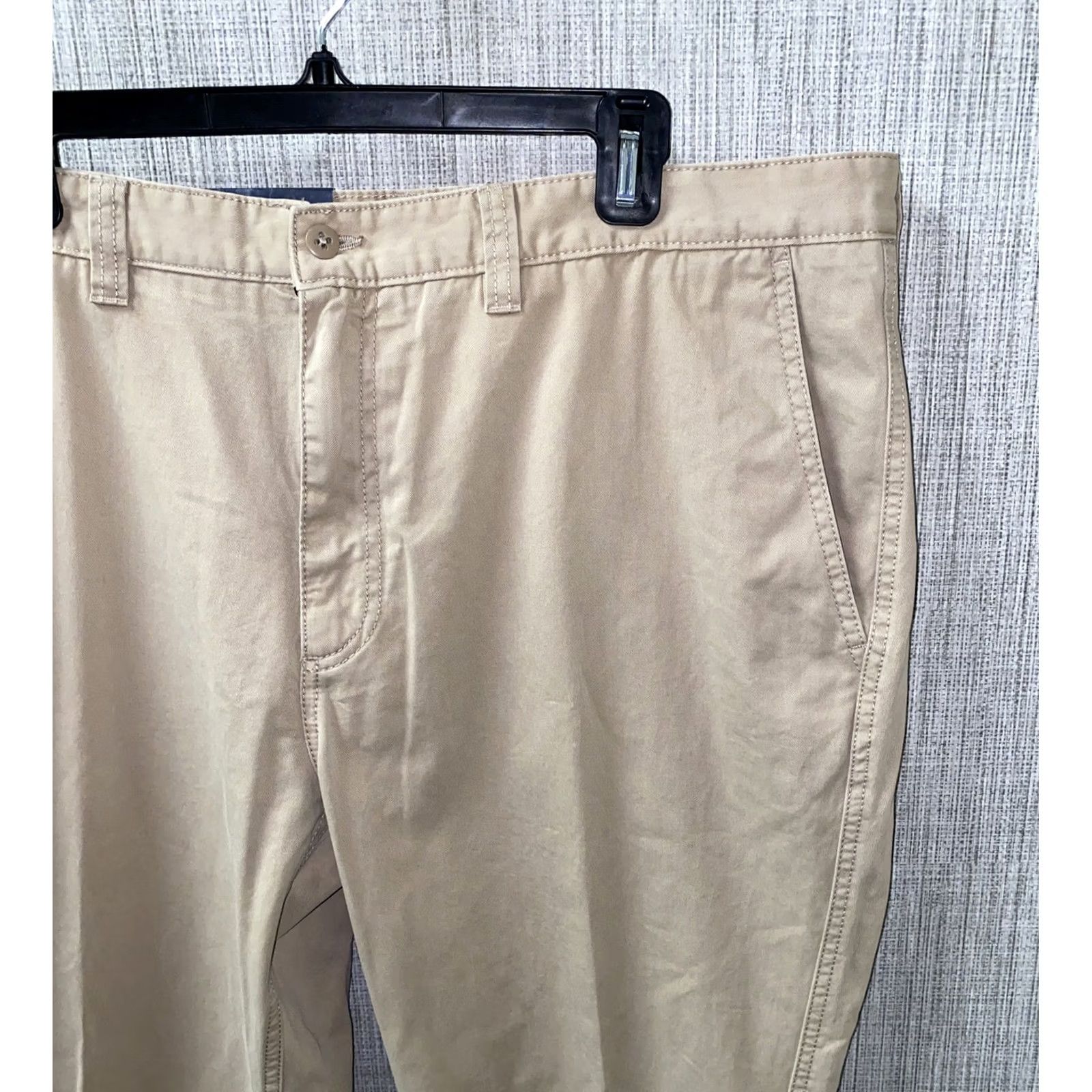 Cremieux Cremieux Mens Beige Straight Fit Casual Pants Size 38 X 29 NWT Size US 38 / EU 54 - 2 Thumbnail