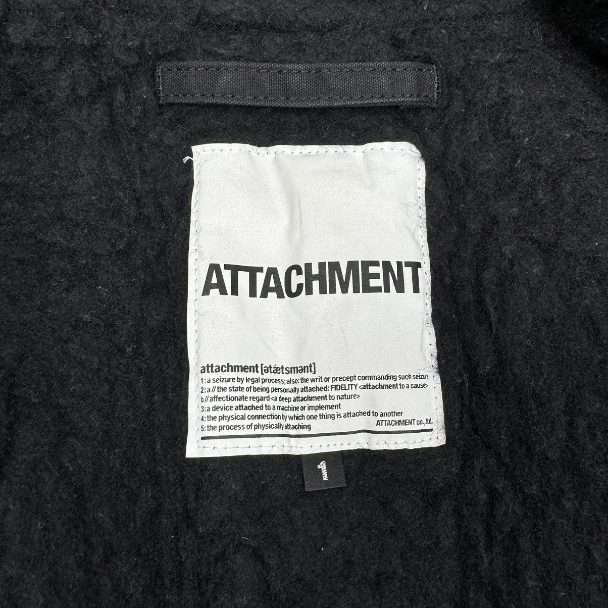 Kazuyuki Kumagai Attachment 🔥ATTACHMENT BLACK WAX BIKERS ZIPPER JACKET Size US S / EU 44-46 / 1 - 14 Thumbnail