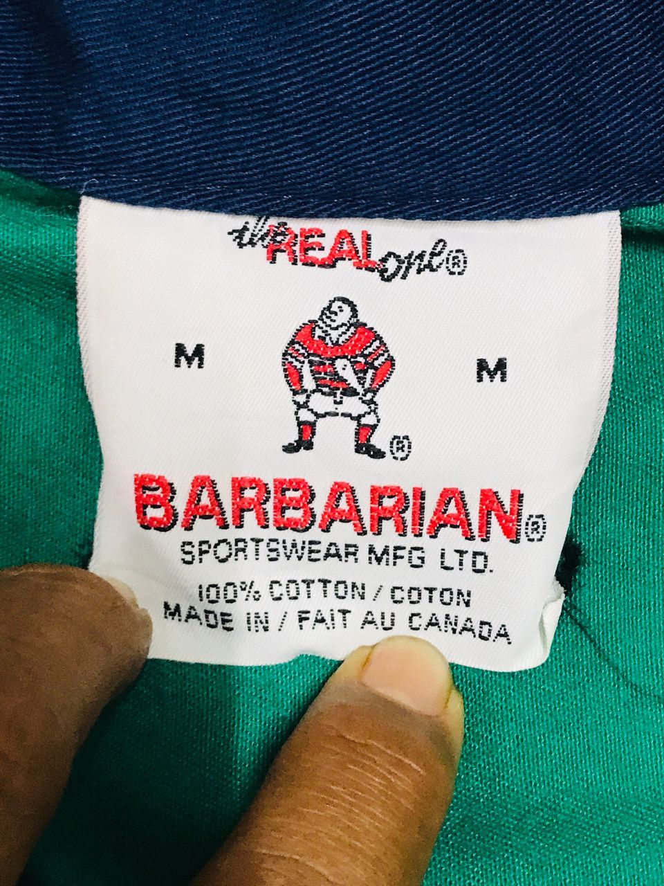 Barbarian × Vintage Vintage Barbarian Half Zipper Jacket Size US M / EU 48-50 / 2 - 9 Thumbnail