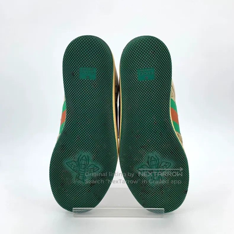 Gucci Gucci Brown GG enamel made of old lacing flat sneakers dir Size US 8 / EU 41 - 5 Thumbnail
